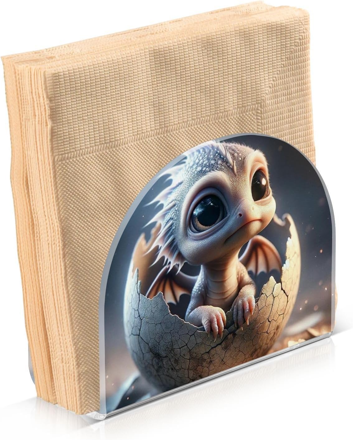 ALAZA Cute Baby Dragon Napkin Holder