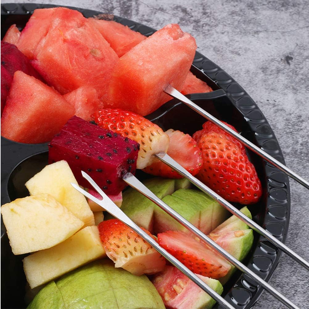 Stainless Steel Fondue Fork Set with Handle for Kitchen