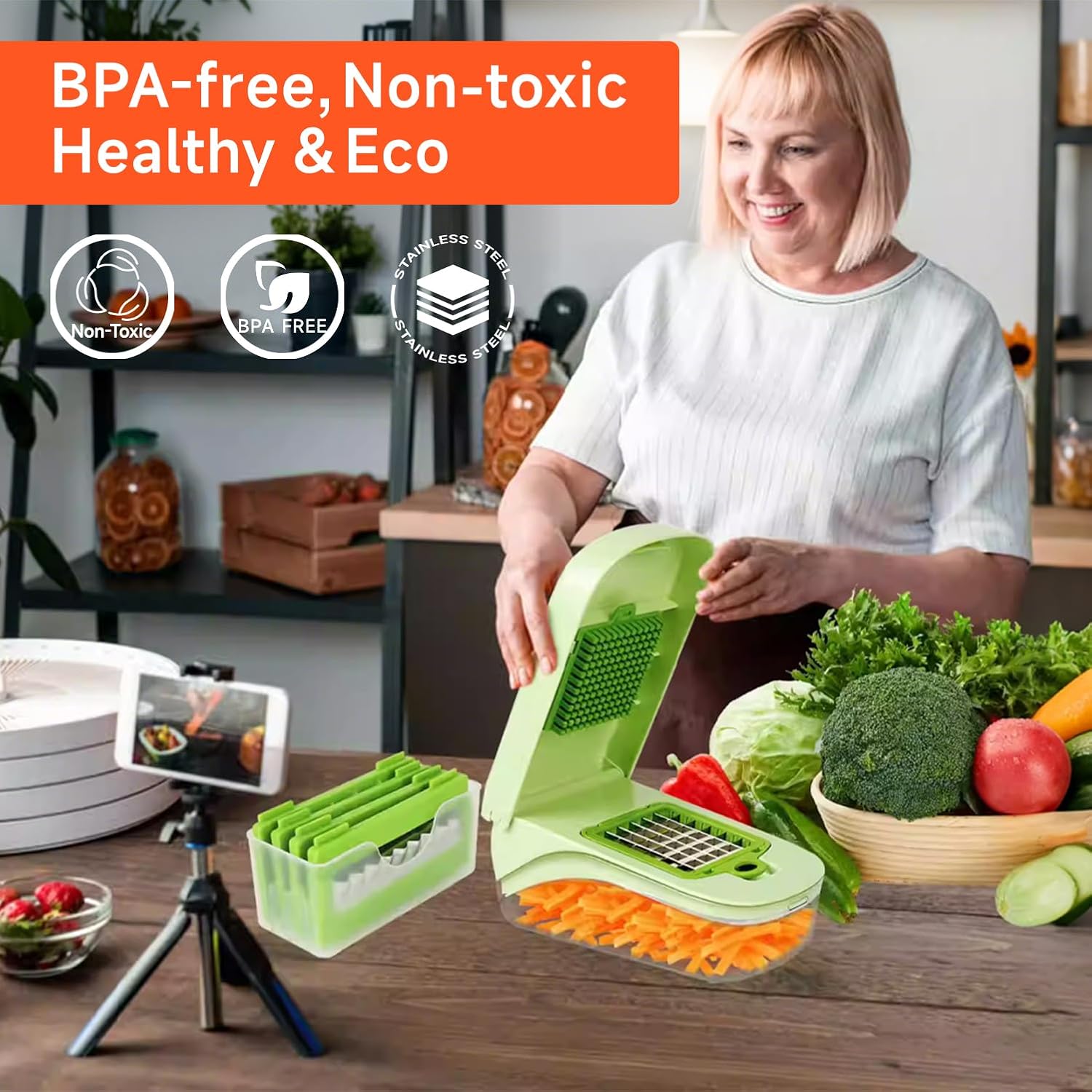 Consumix9-in-1 Vegetable ChopperEffortless Slicing Tool