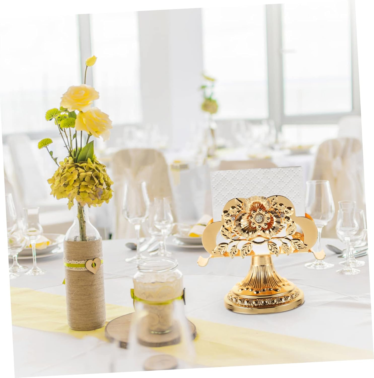 Golden Napkin Holder