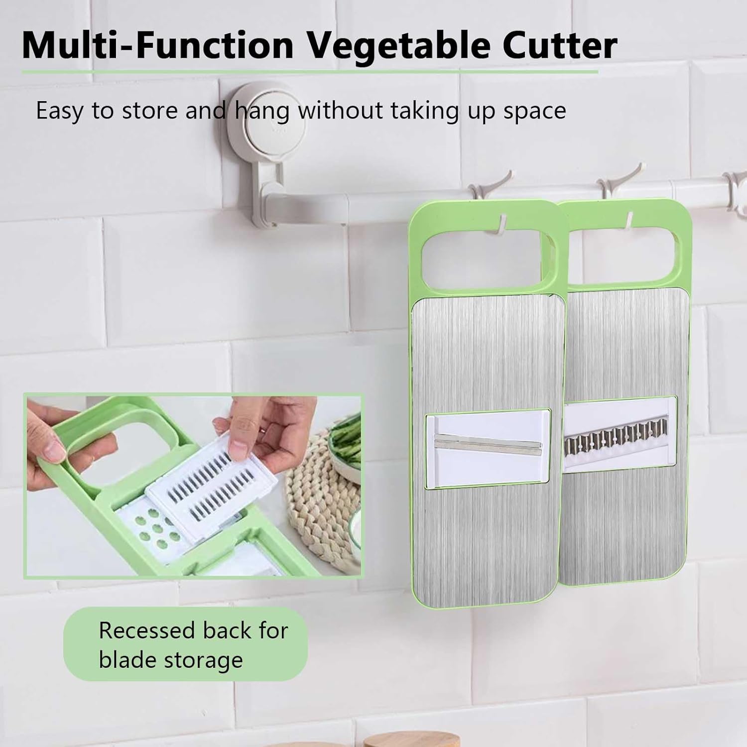6-in-1 Mandoline Slicer with Hand Guard