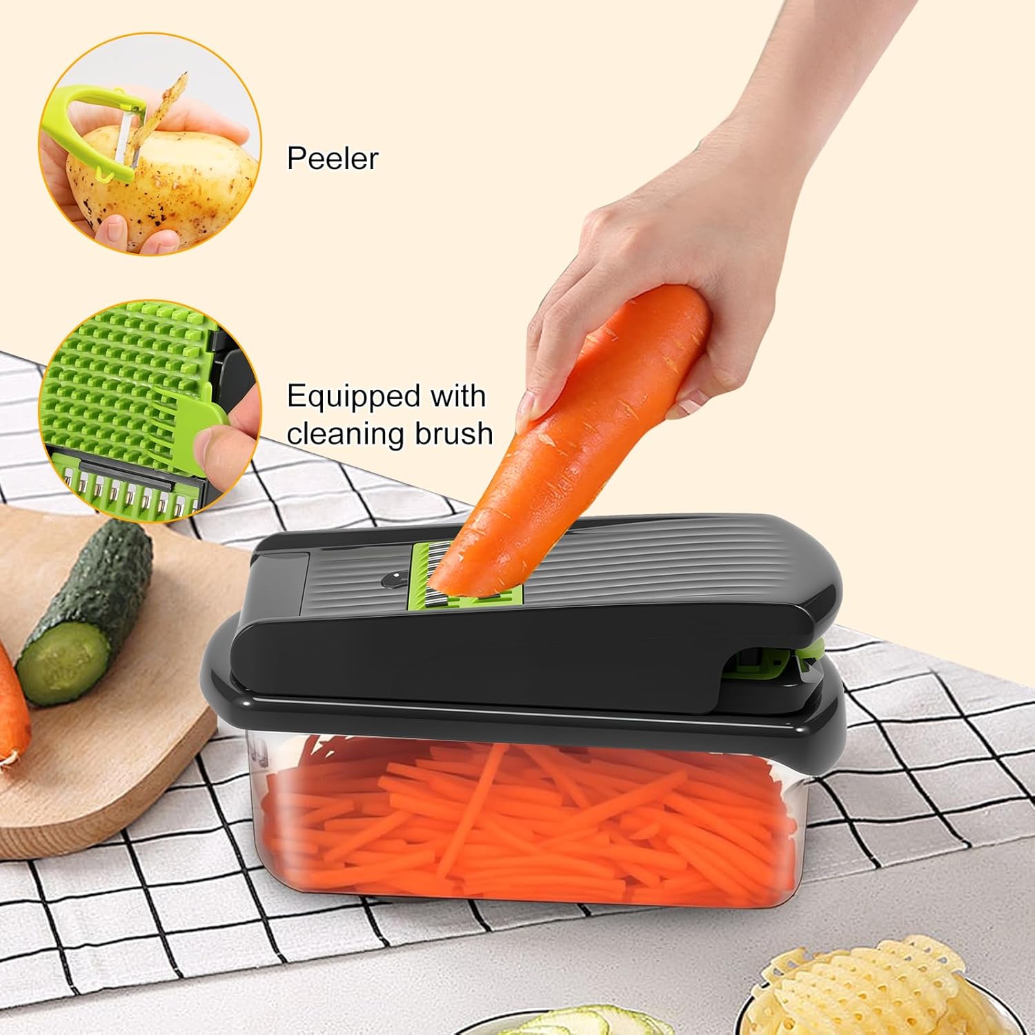 ZLHETWT Multifunctional Vegetable Chopper