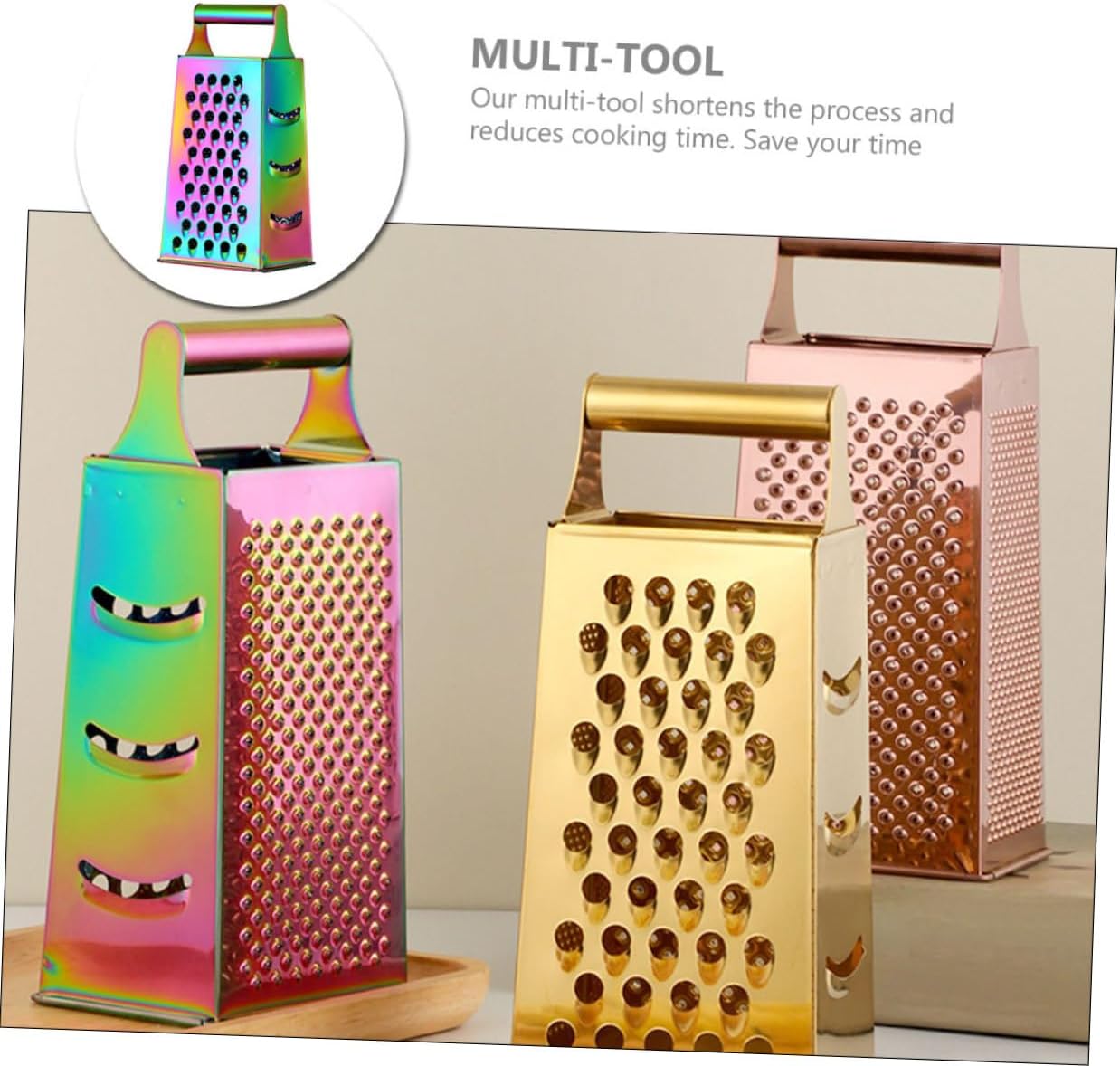Ergonomic Hand Grater for Safe and Professional Kitchen Grating