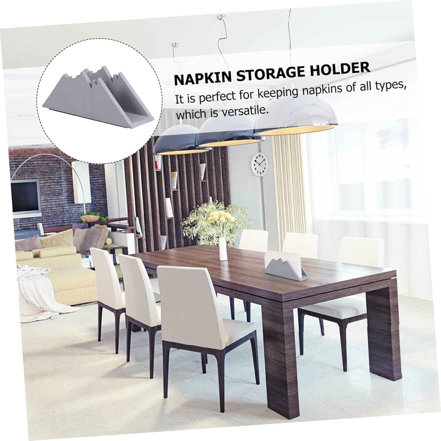 Elegant Snow Mountain Napkin Holder