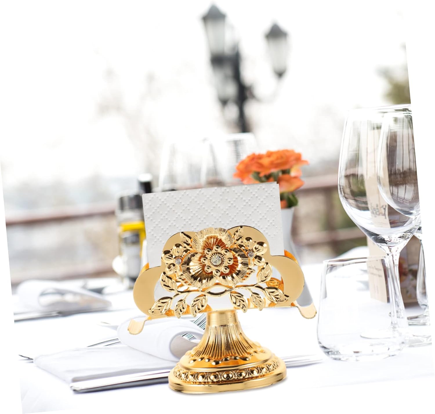 Elegant Metal Napkin Holder