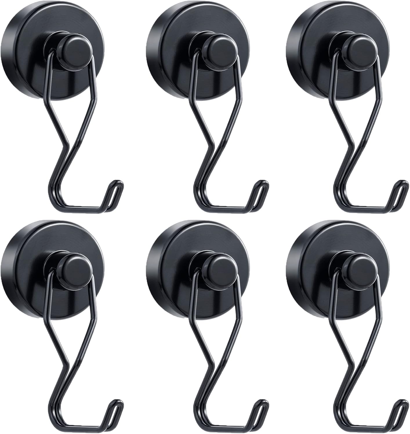 Tohoer 100LBS Neodymium Magnetic Hooks Heavy Duty