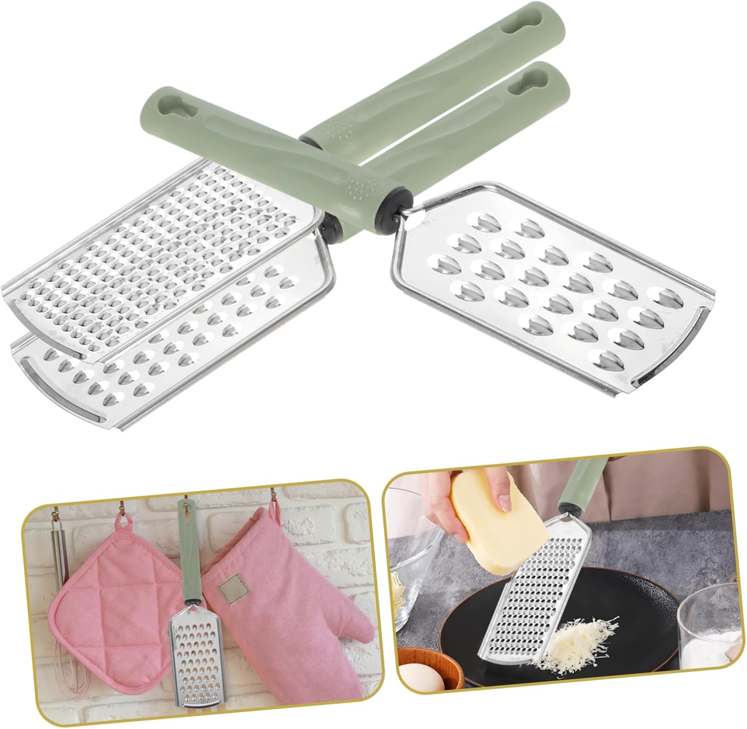 3-in-1 Cheese Grater for Kitchen