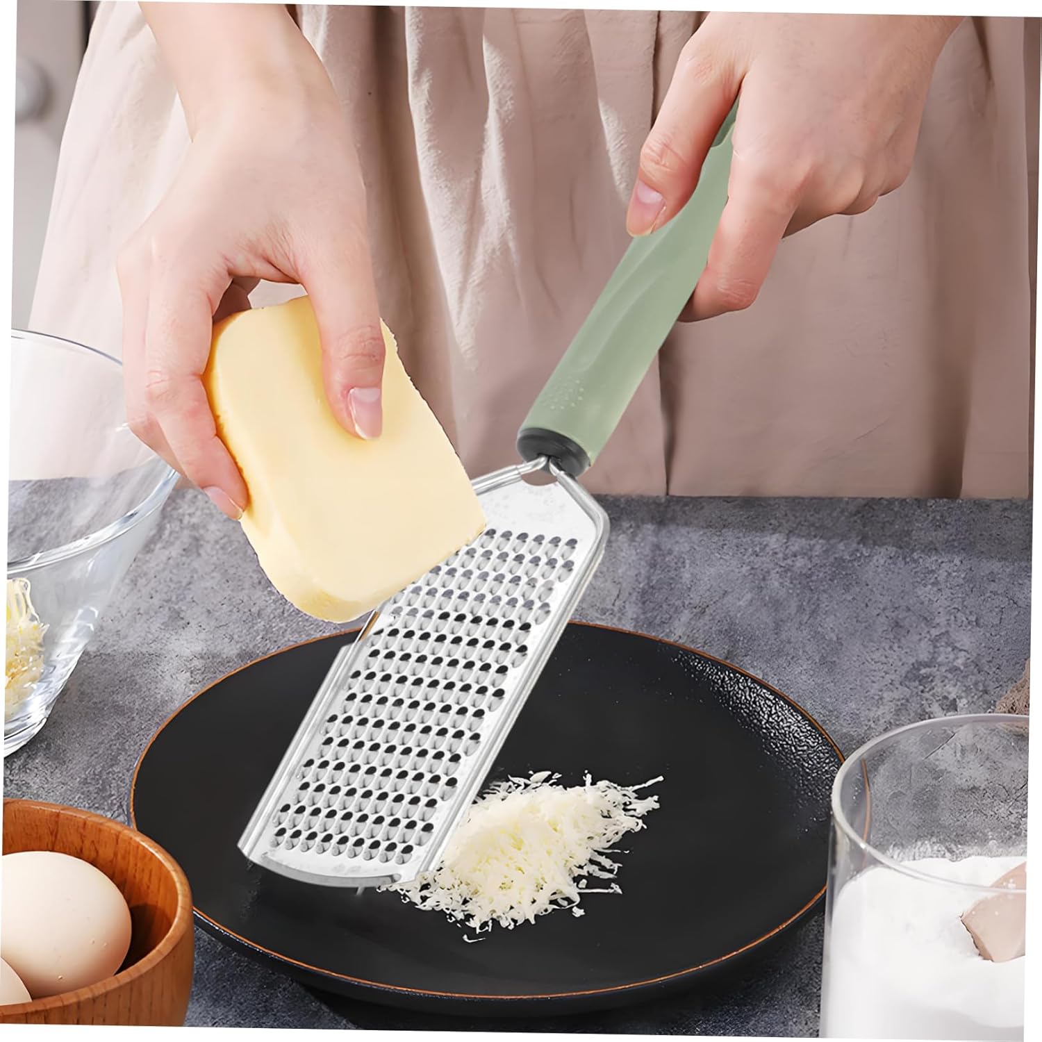 DECHOUS 3-Piece Stainless Steel Grater Set