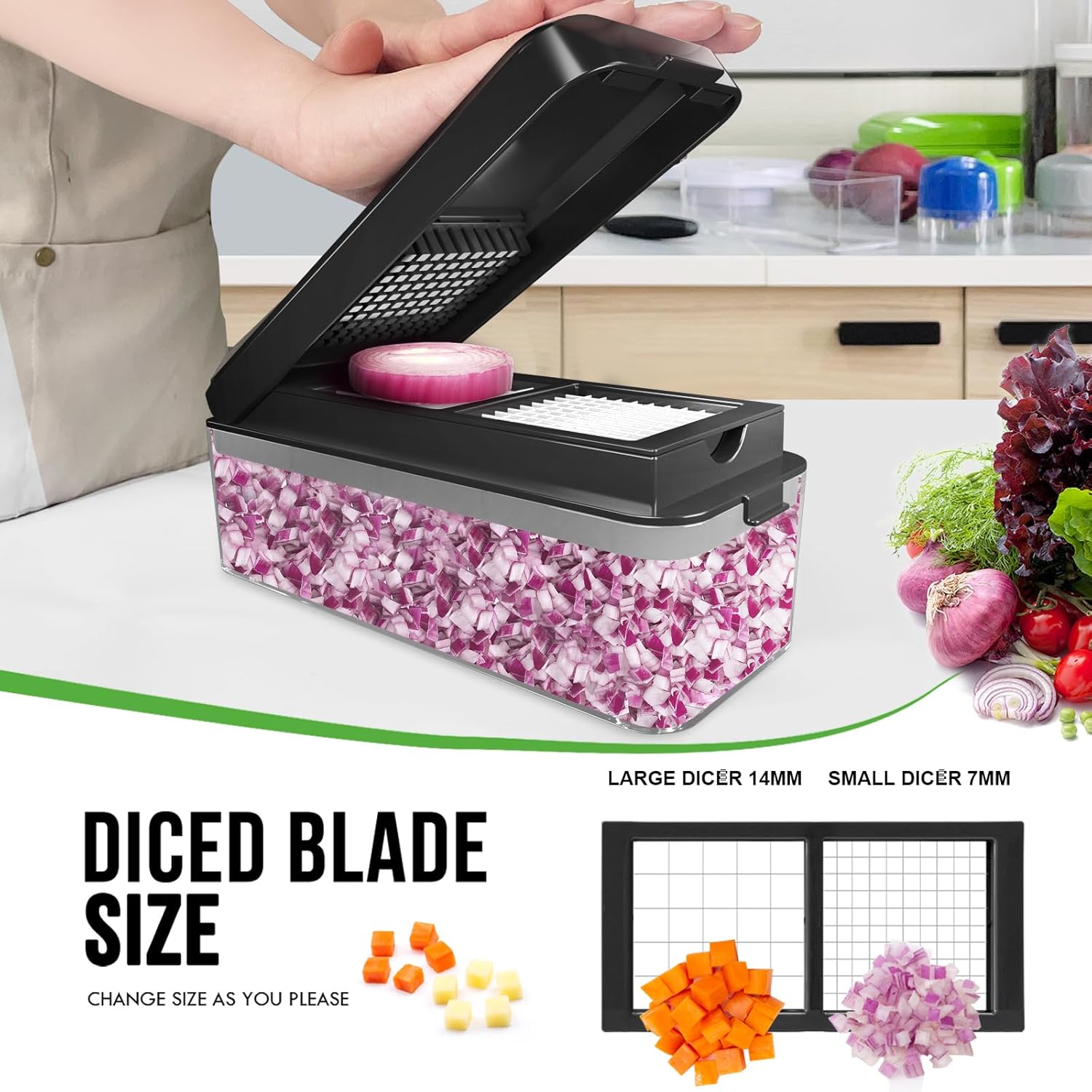 Interchangeable Blade Vegetable Chopper