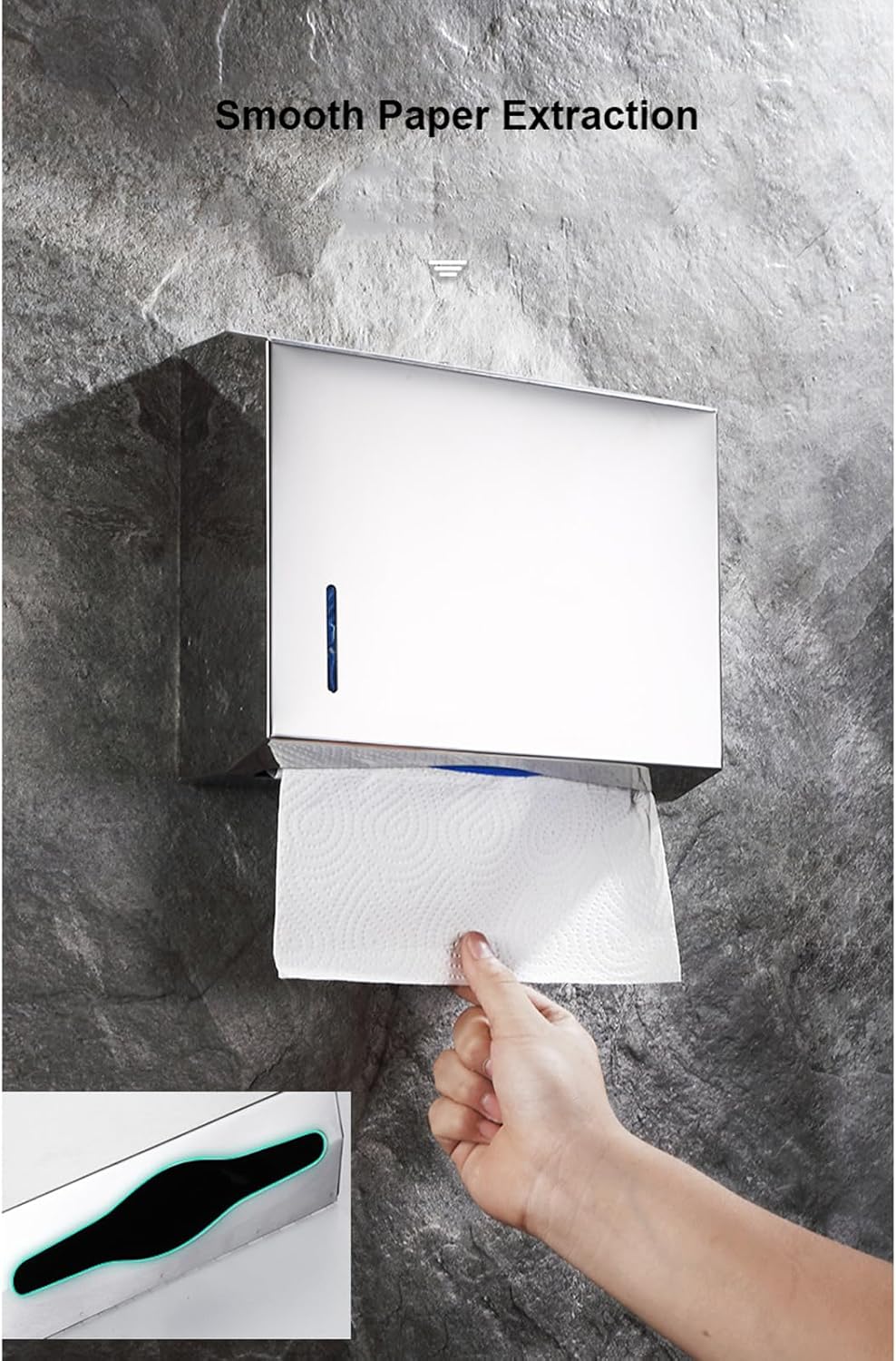 FETGKNBM2Commercial Stainless Steel Paper Towel Dispenser Wall Mount