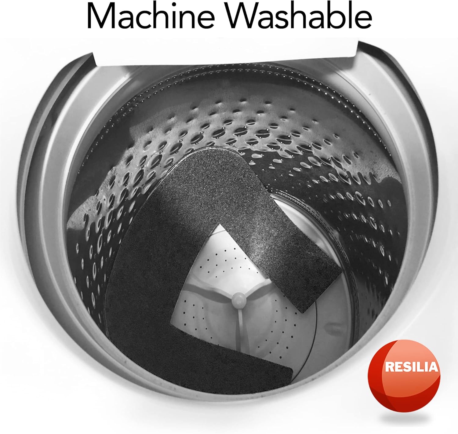 RESILIA Universal Rounded Potty Mat - 4 Pack Charcoal 1