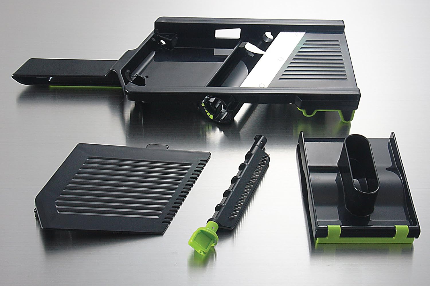 Adjustable Mandoline Slicer with julienne blades Precision Slicing for Fruits and Vegetables