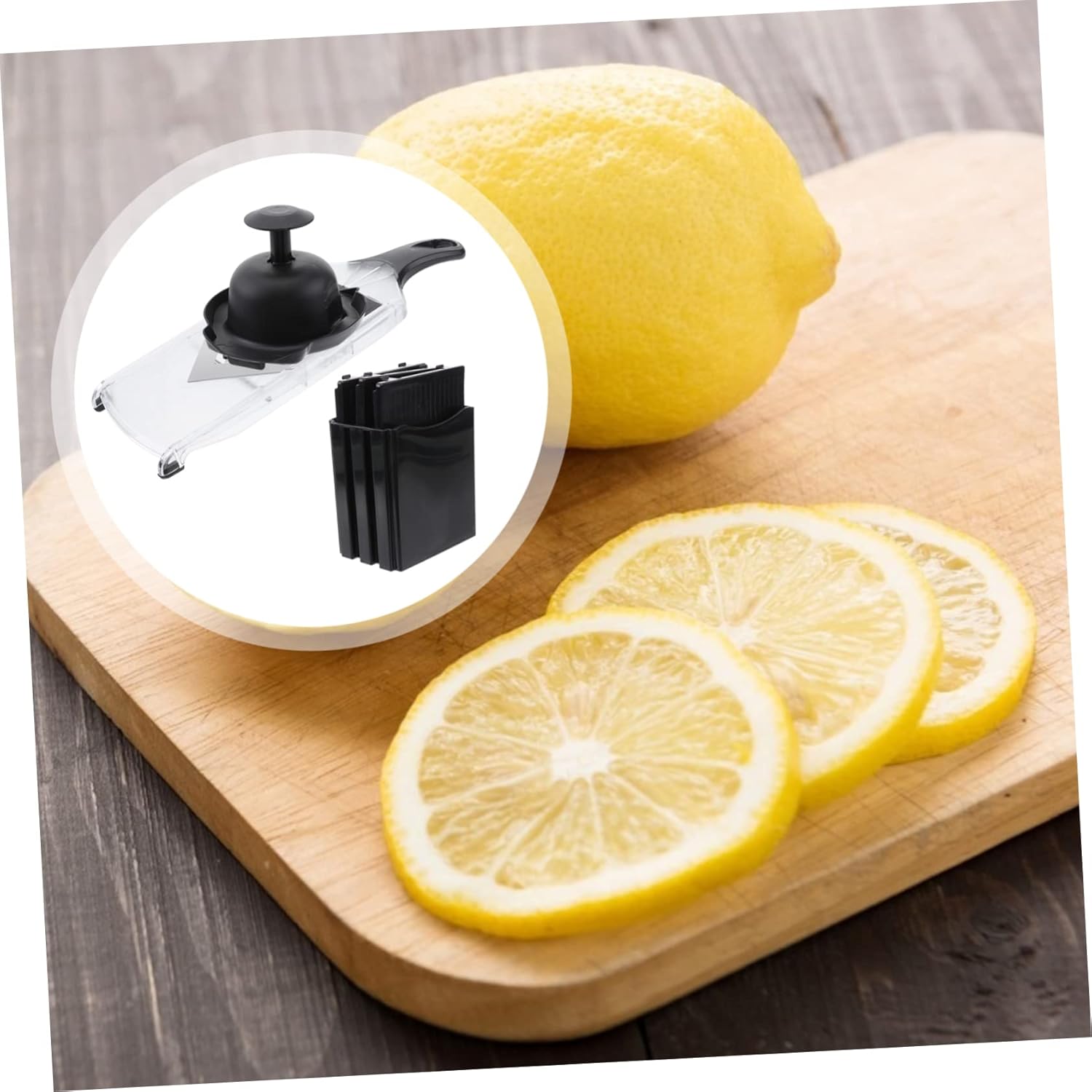 VINTORKY Multifunctional Lemon Slicer Fruit Chopper Kitchen Tool for Easy Vegetable Preparation