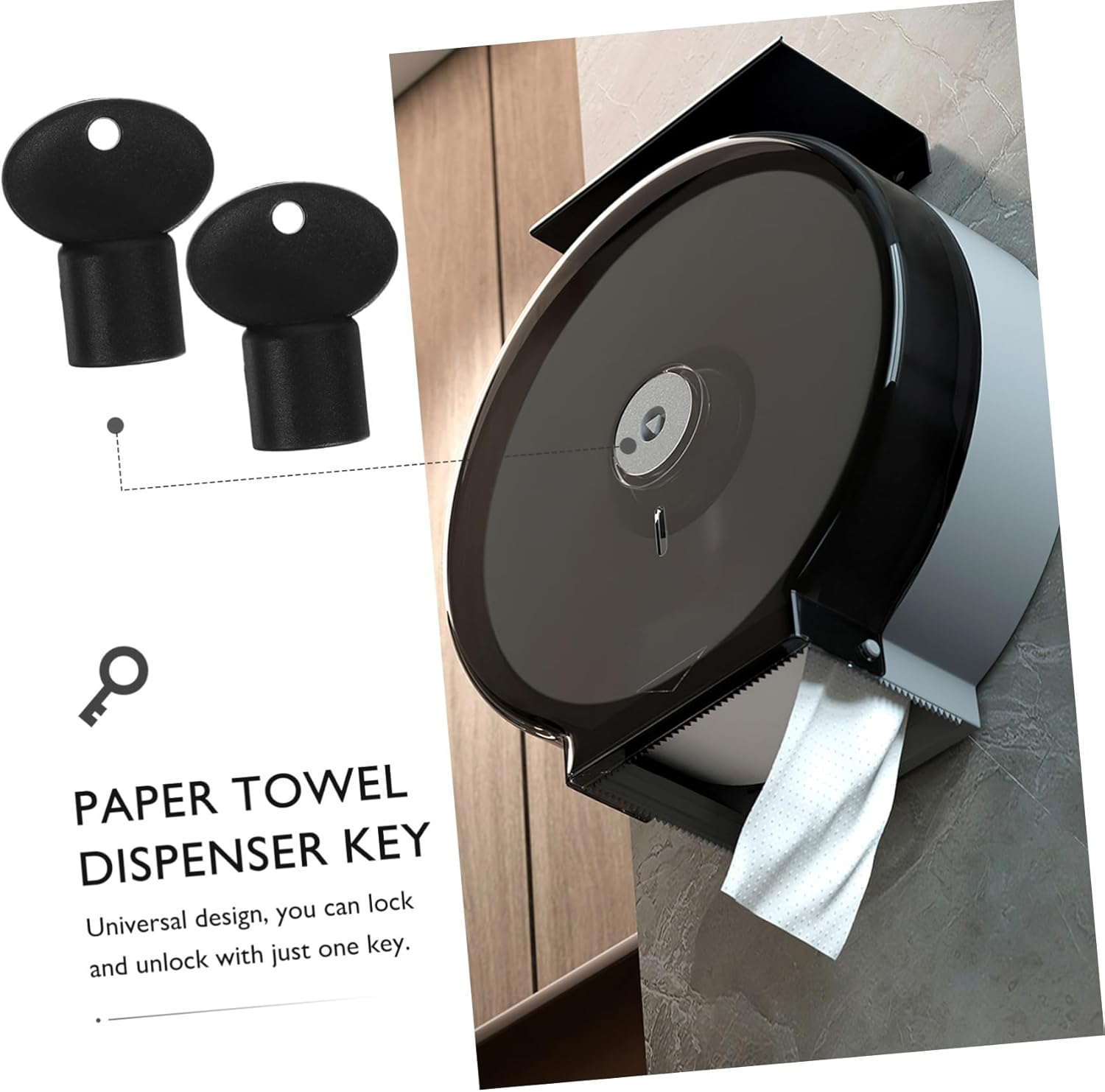 Elegant Plastic Dispenser Key Set for Commercial Use