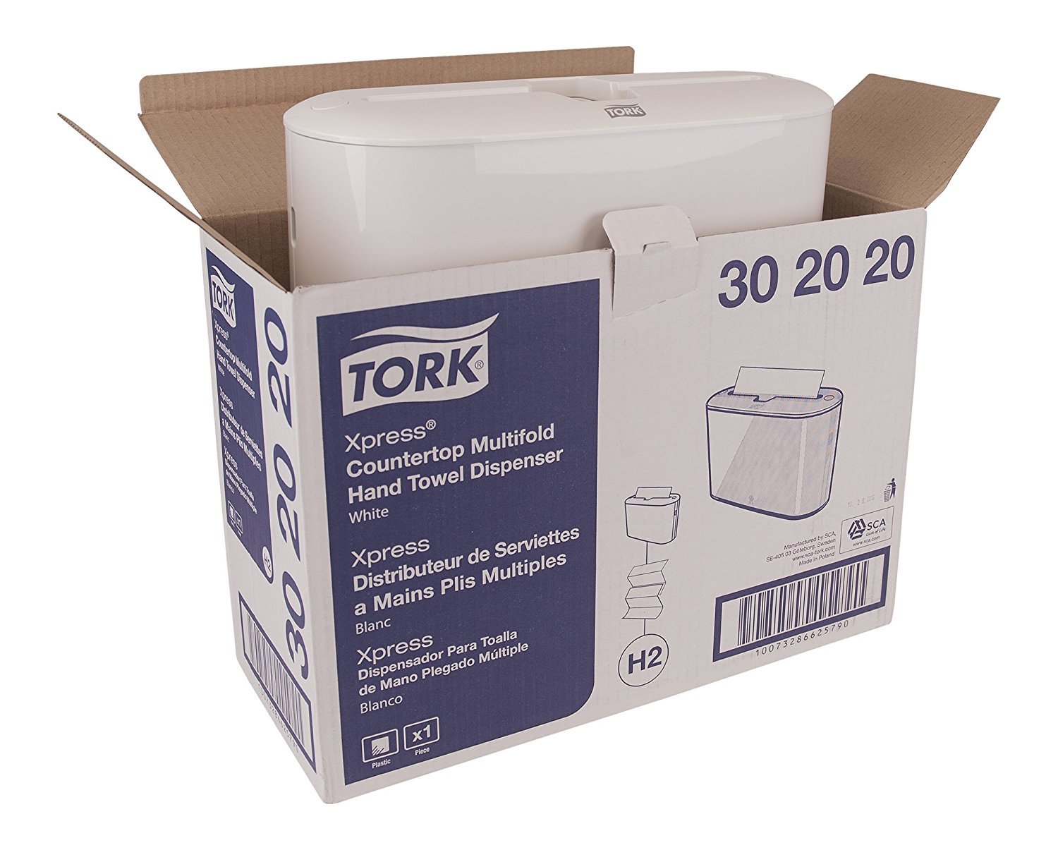 Tork 302020 Xpress Countertop Towel Dispenser - White