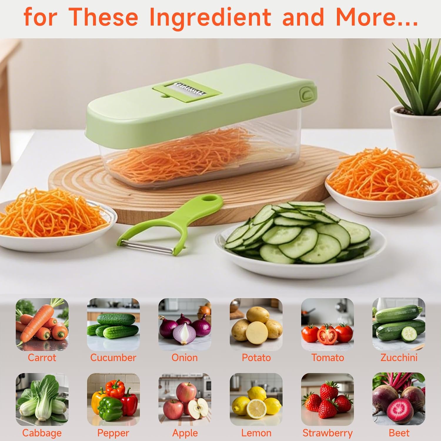 Consumix9-in-1 Vegetable ChopperEffortless Slicing Tool