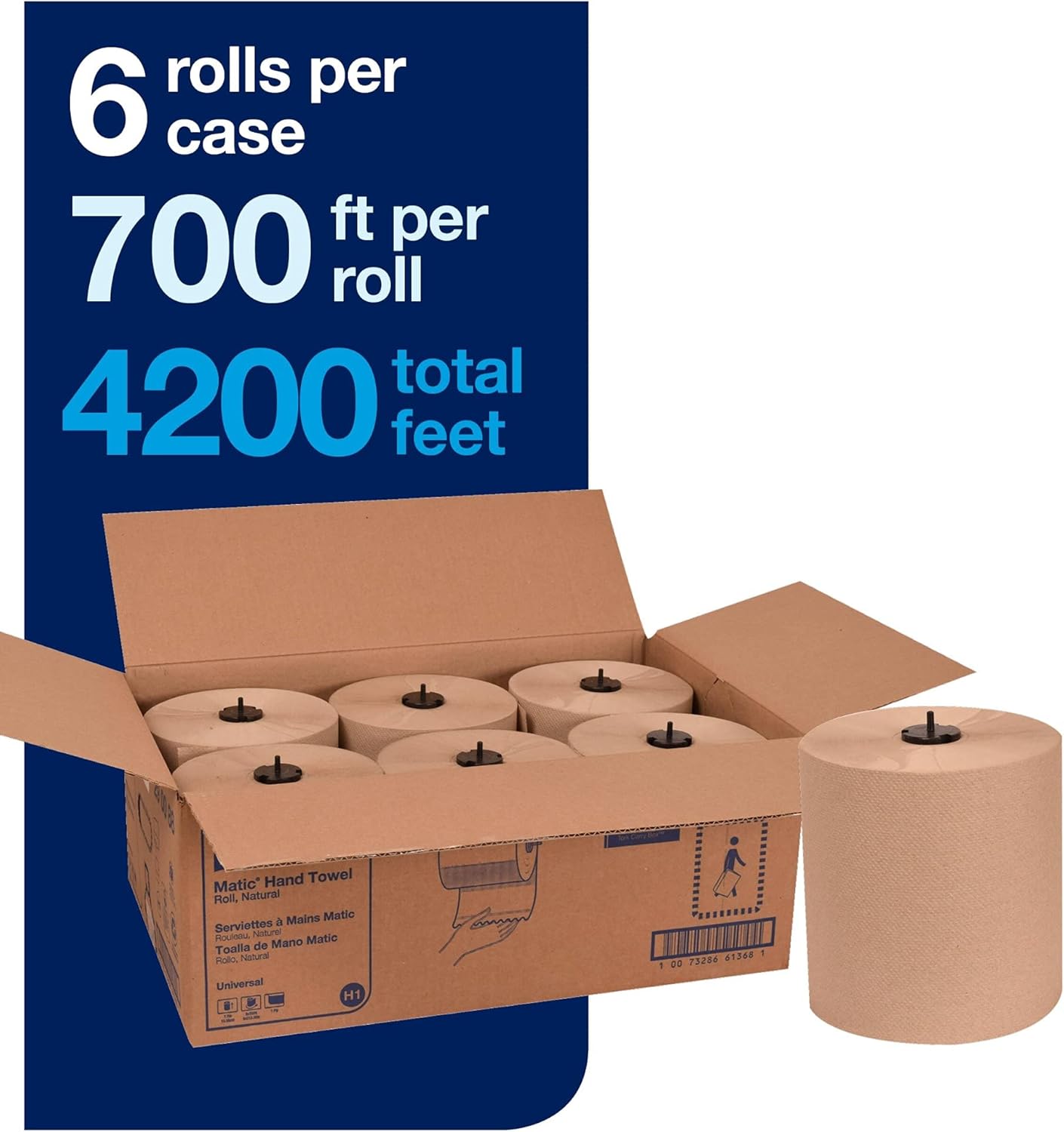 Eco-Friendly Plus-Size Commercial Towels with Tork H1 Dispenser