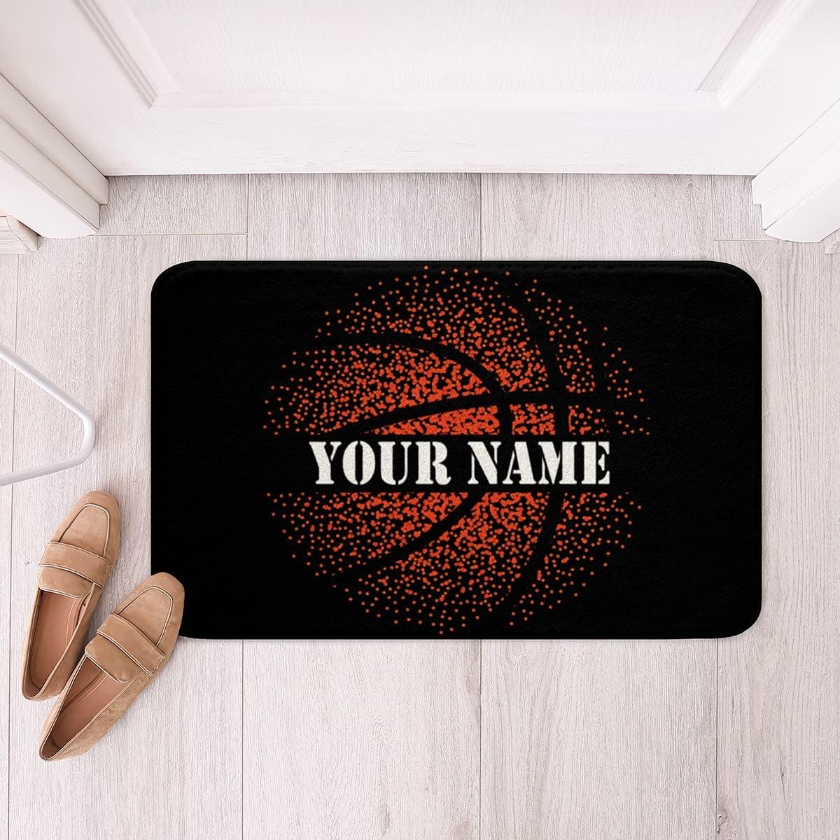Erosebridal Custom Name Basketball Bath Mat