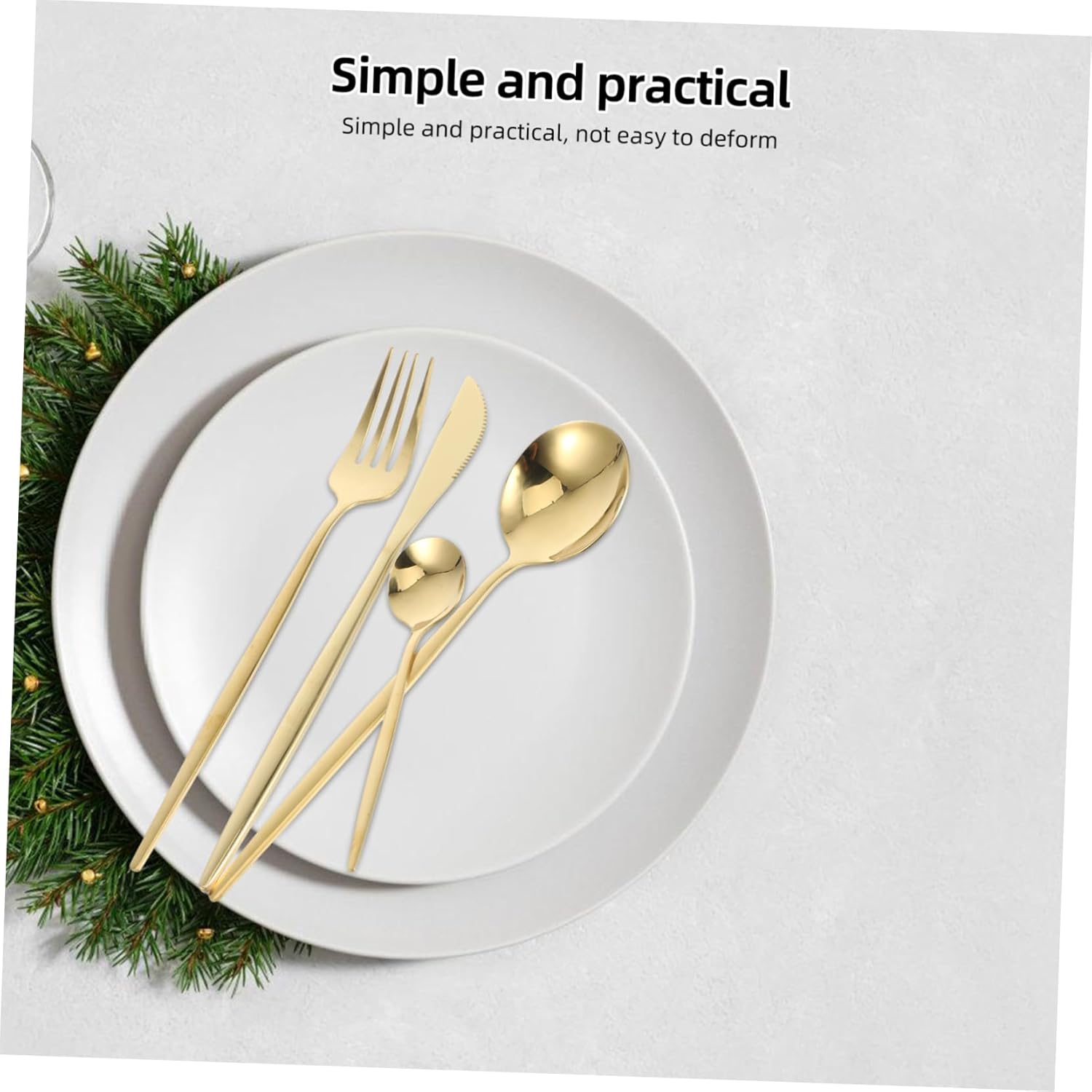 Luxury Gold Plated Dinnerware Set