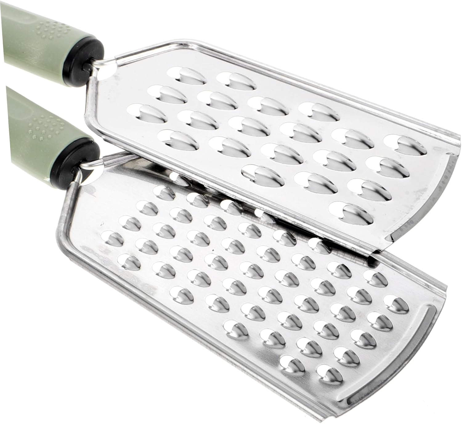Stainless Steel Tri Set Includes 3-Piece Cheese Grater Vegetable Chopper Shredder
