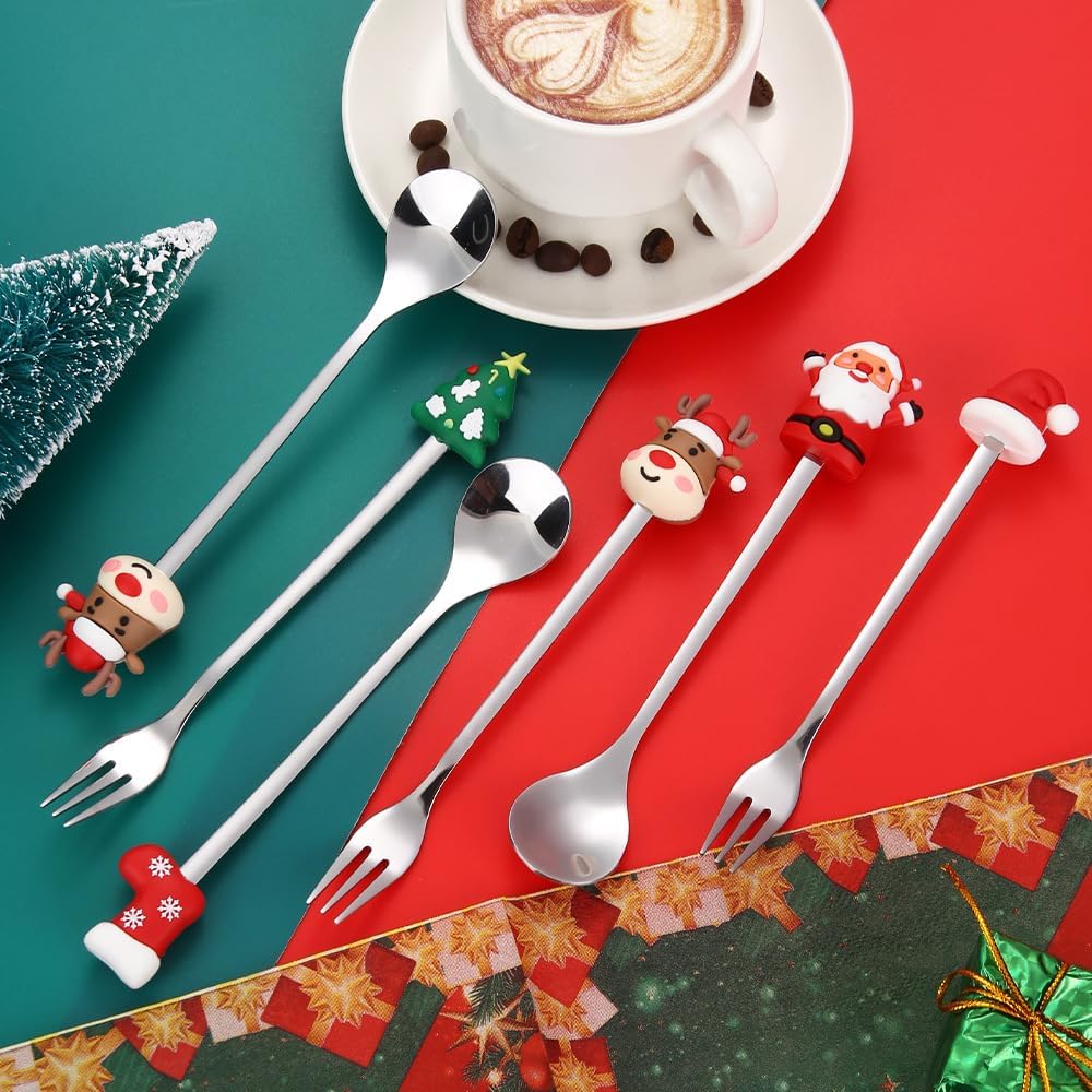 premium stainless steel flatware set Christmas gift