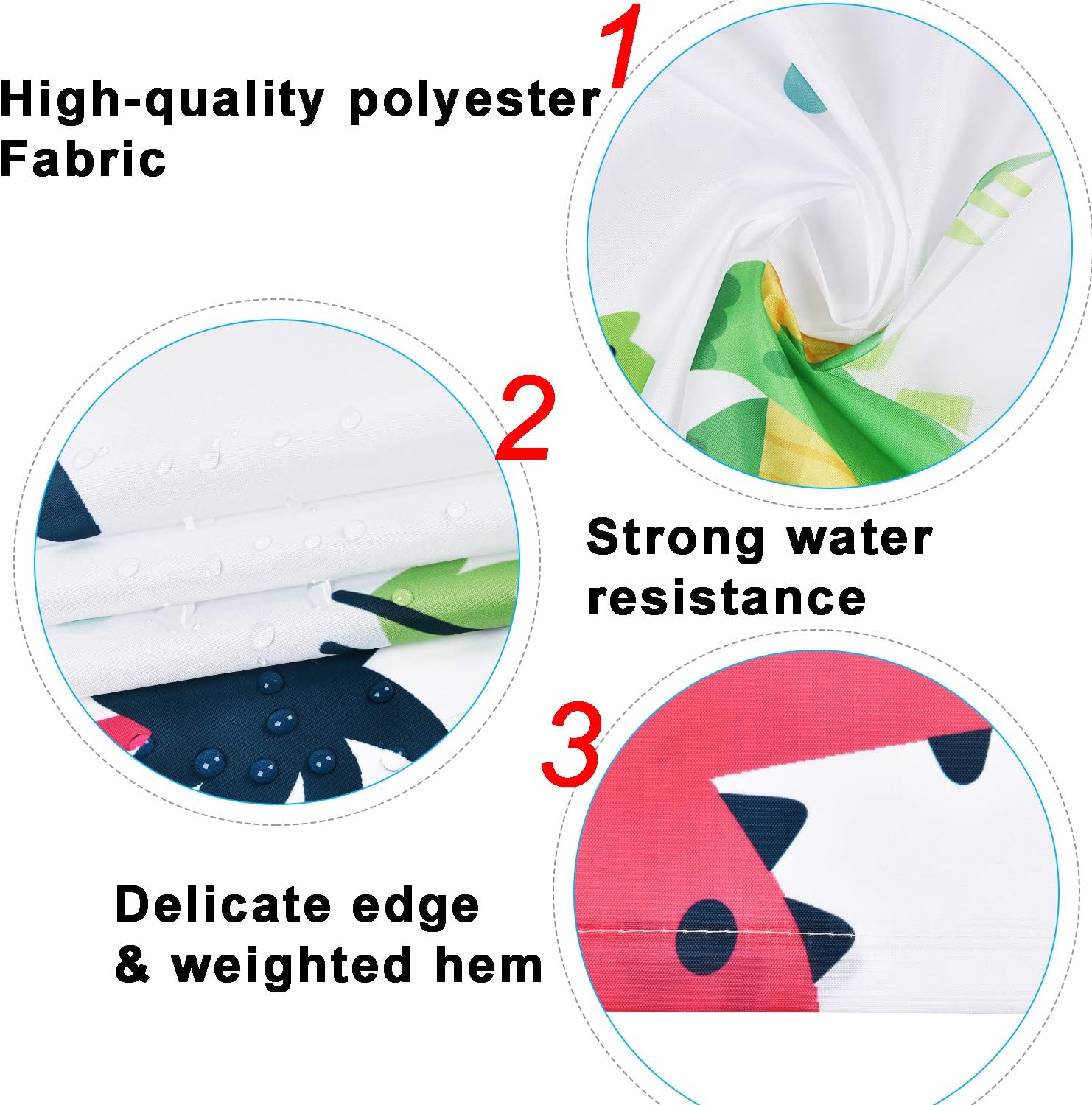 Ikfashoni 4Pcs Cartoon Dinosaur Bath Set