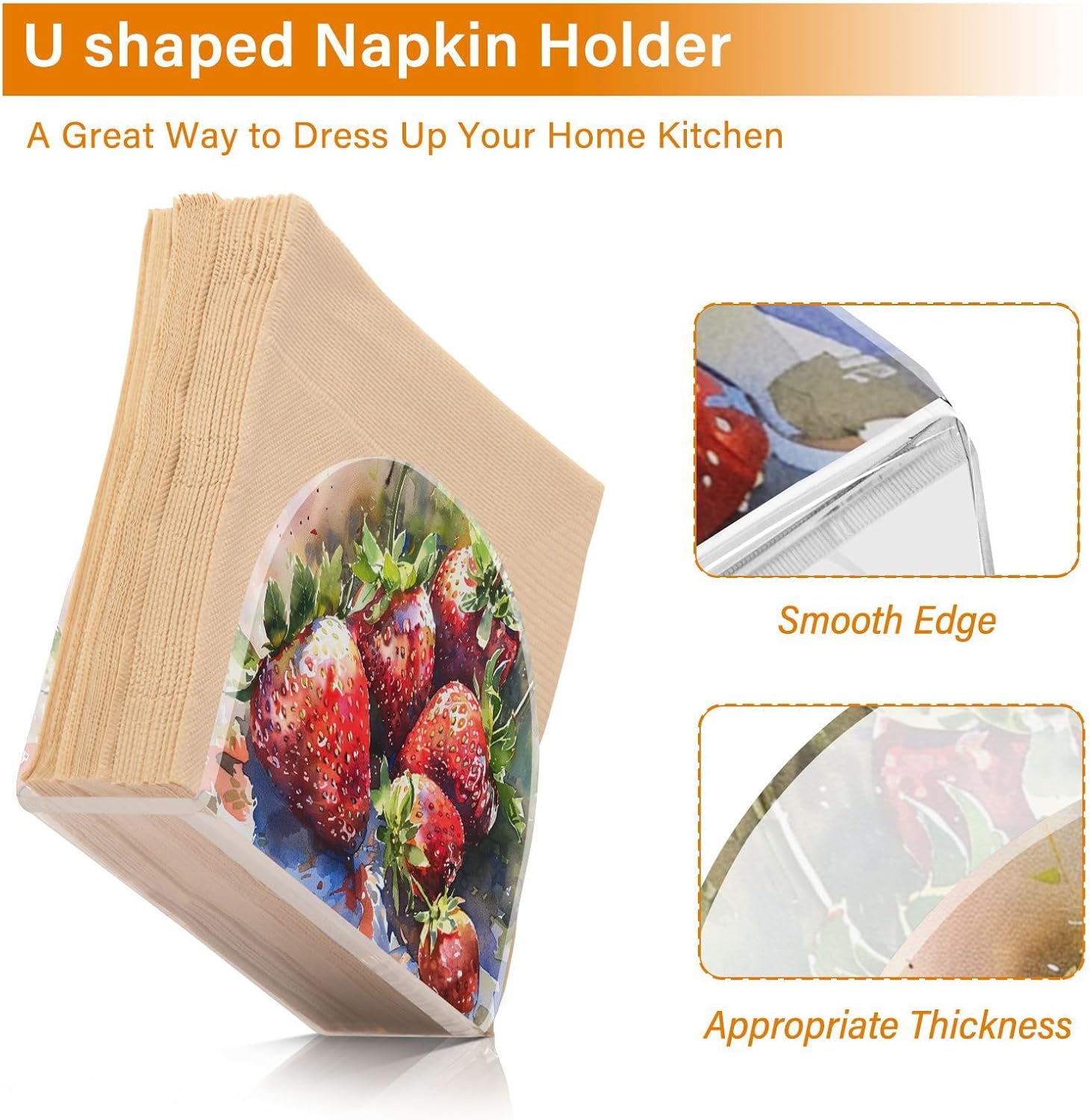 ALAZA Luxury Napkin Holder for Home Kitchen