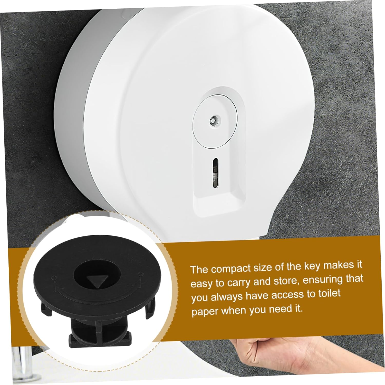 Sturdy Paper Dispenser Locks 2-Pack