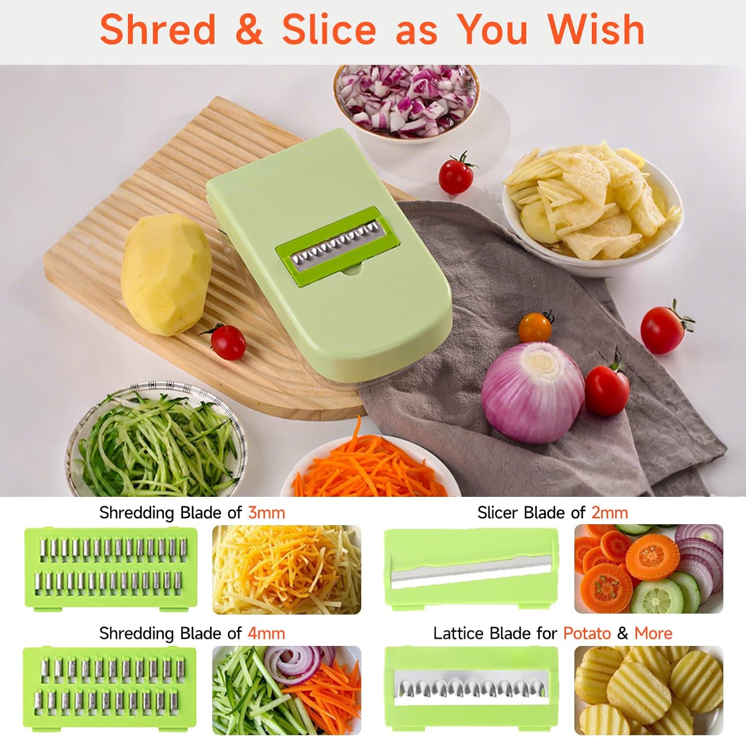 Consumix9-in-1 Vegetable ChopperEffortless Slicing Tool