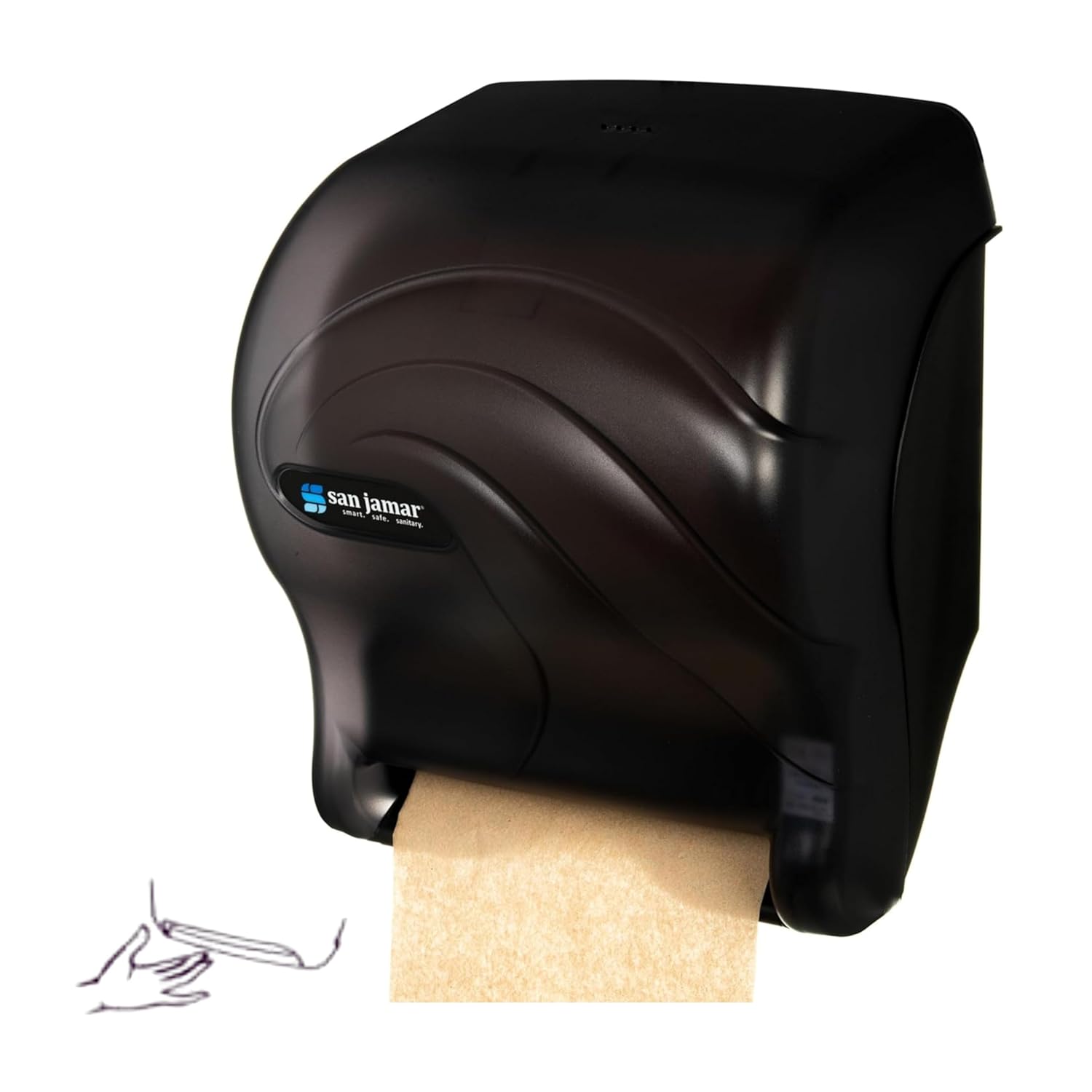 San Jamar Tear-N-Dry Essence Dispenser Comfort Convenience You Can Trust