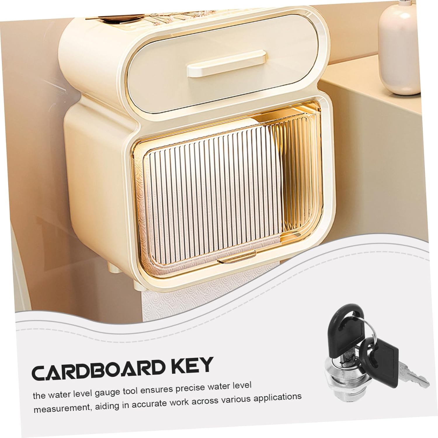 Jumbo Roll Paper Towel Dispenser Lock Security Key Set Sturdy Design