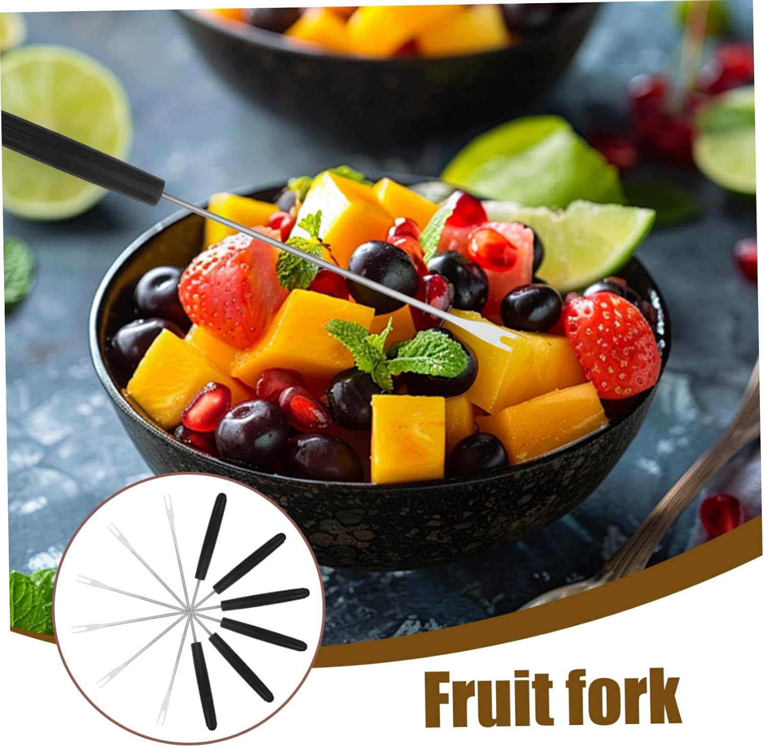 6-Piece Hot Pot Fork Set for Pellet Grill