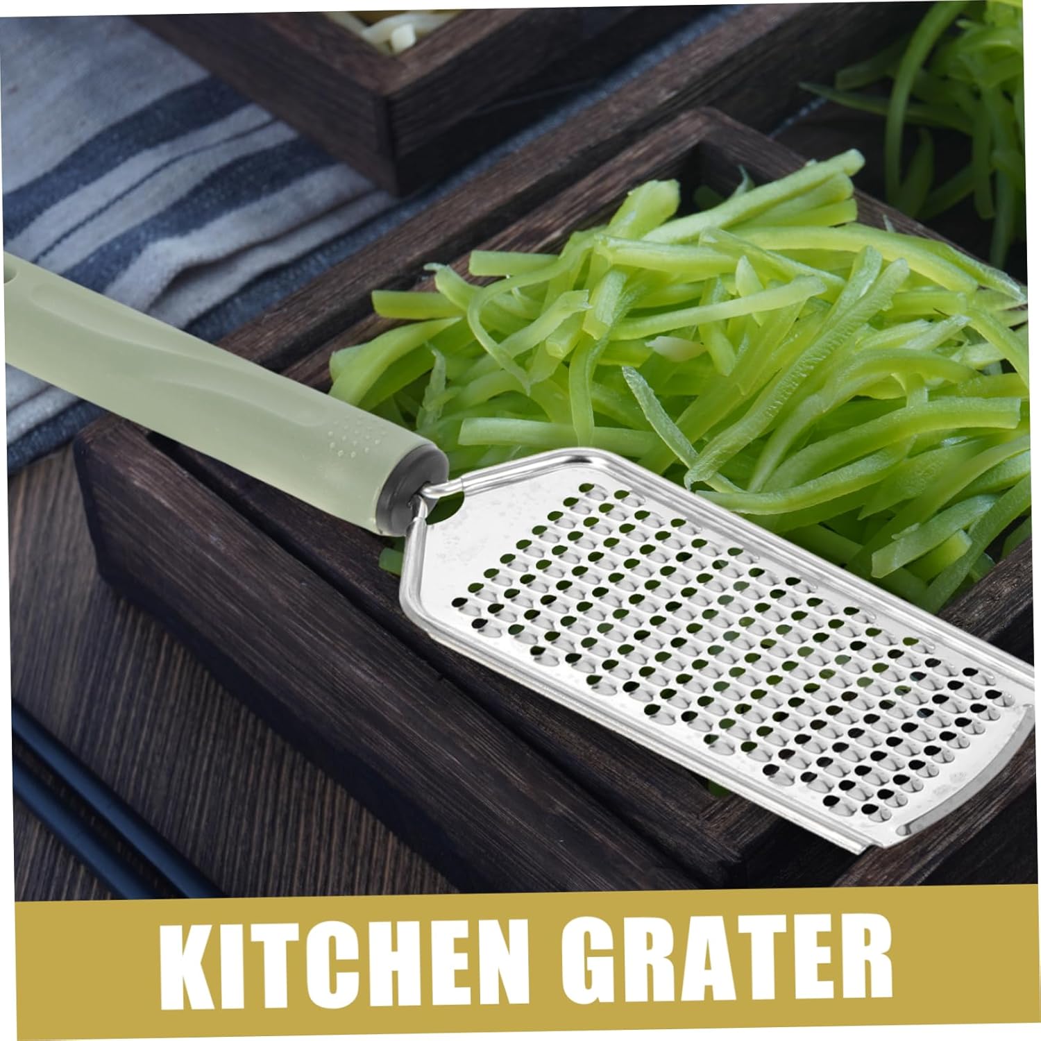 Gleavi Stainless Steel Modern Handheld Cheese Grater Pro