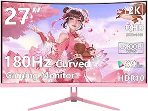 Pink Gaming Monitor