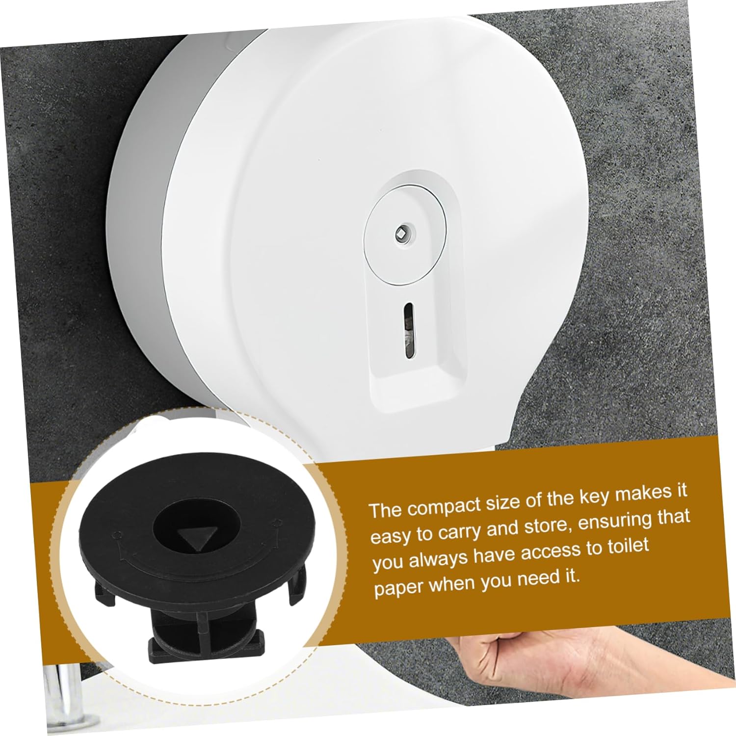 Perfectly Smooth Lock for Paper Towel Dispenser Durable Easy to Install