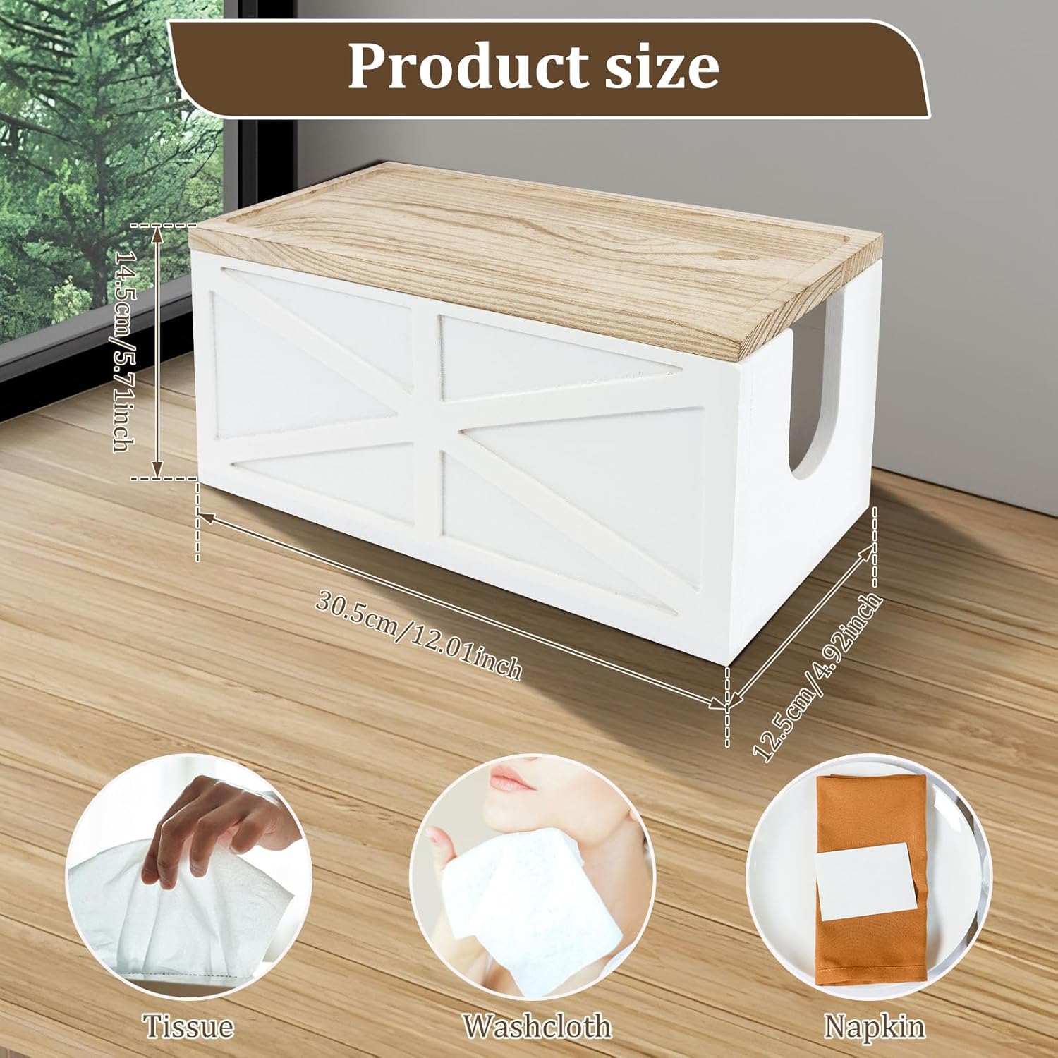 Sturdy Wall-Mounted Paper Towel Dispenser with Lid