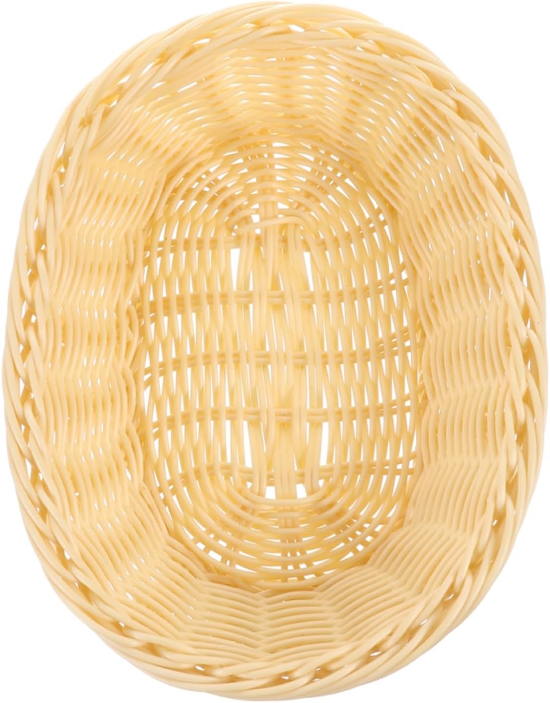 AOKWAWALIY 1pc Rattan Storage Basket with Lid 1