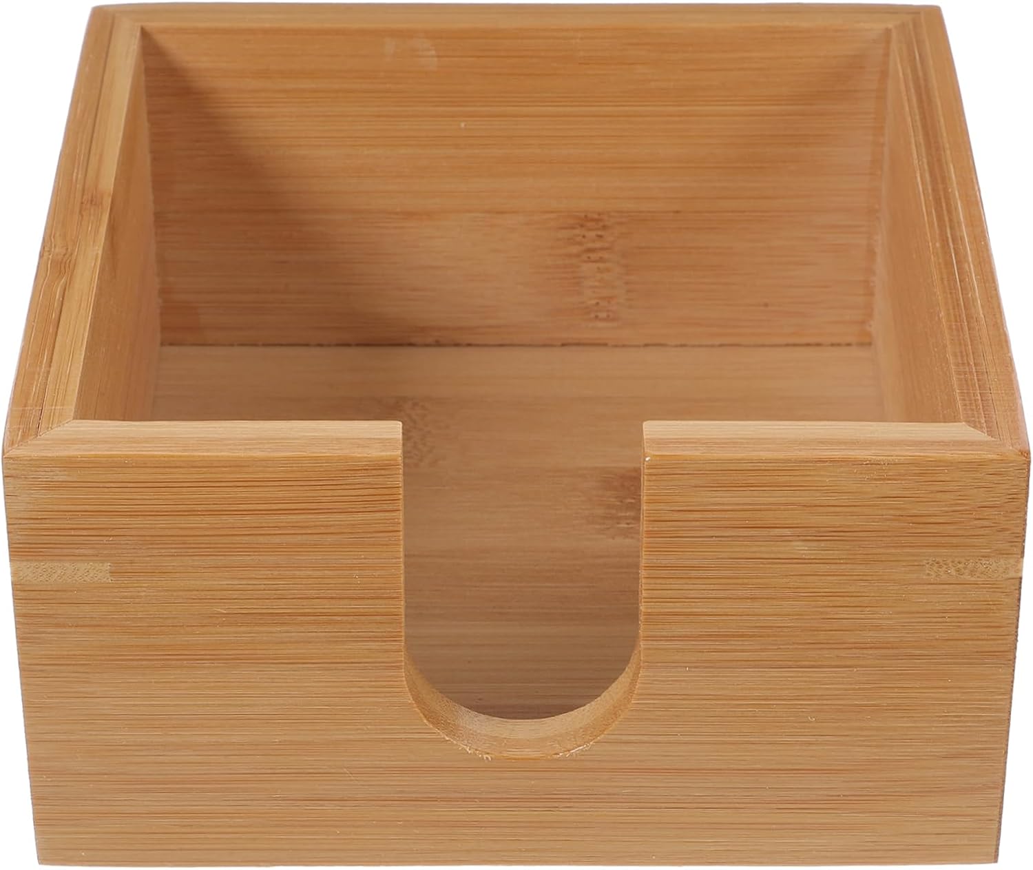 Bamboo Napkin Holder Elegant Kitchen Napkin Dispenser for Home and Office