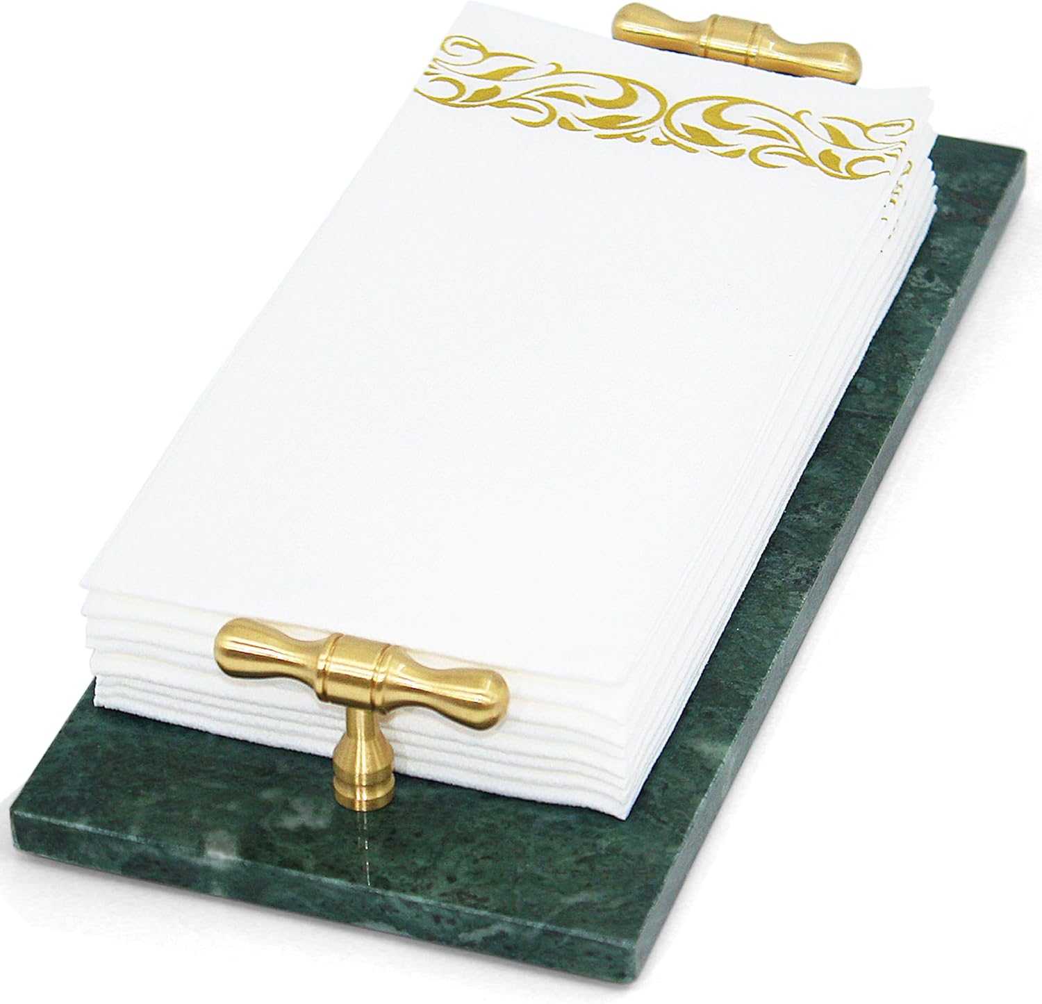 Stylish Marble Towel Holder for Bathroom Kitchen More Green