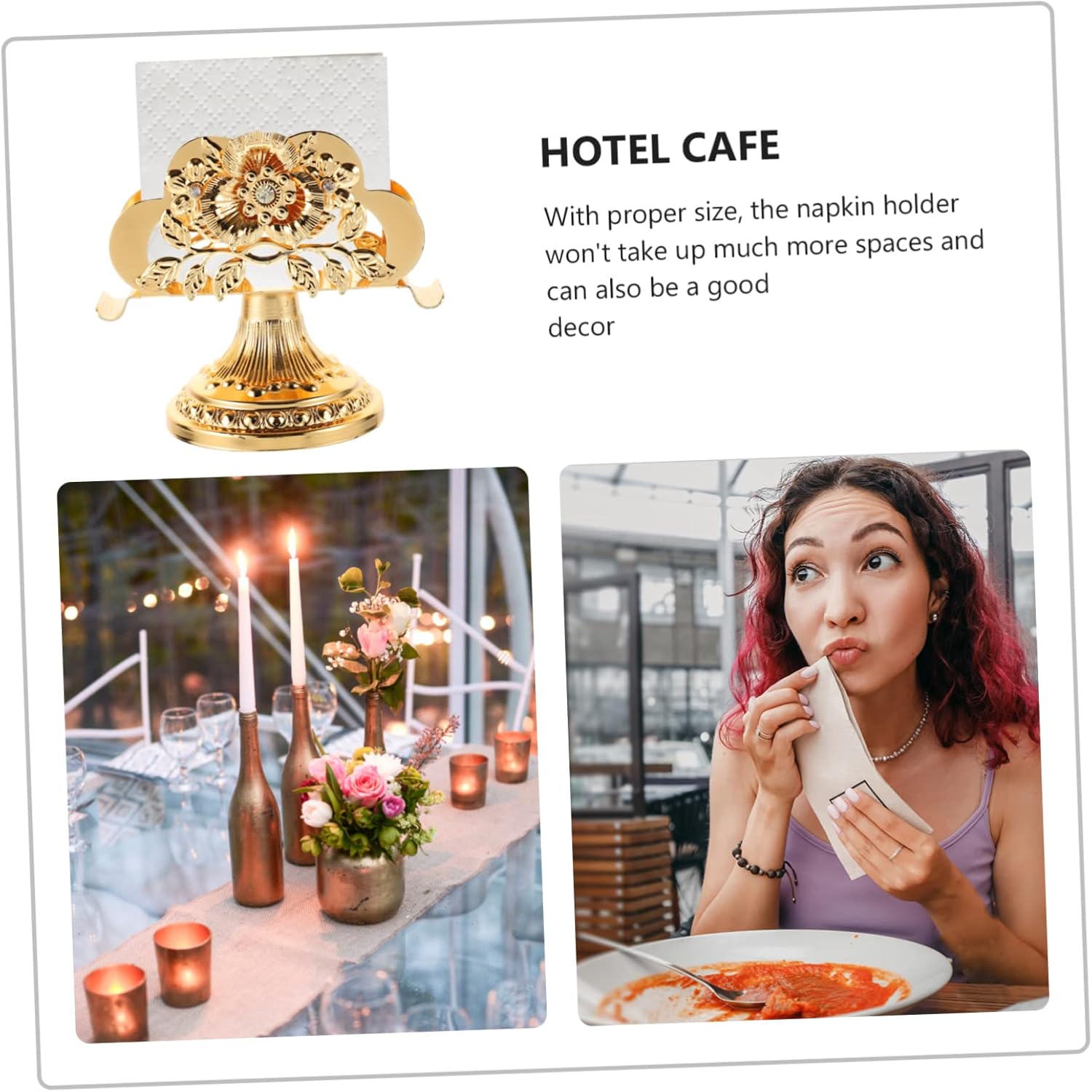 Elegant Metal Napkin Holder