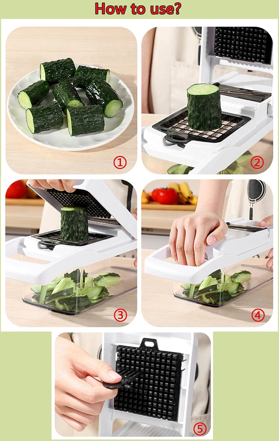 Multi-Blade Kitchen Tool - Vegetable Chopper