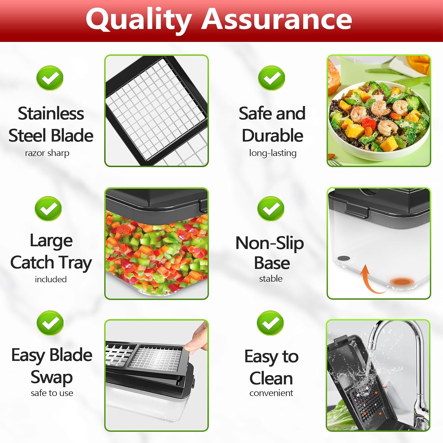 Interchangeable Blade Vegetable Chopper