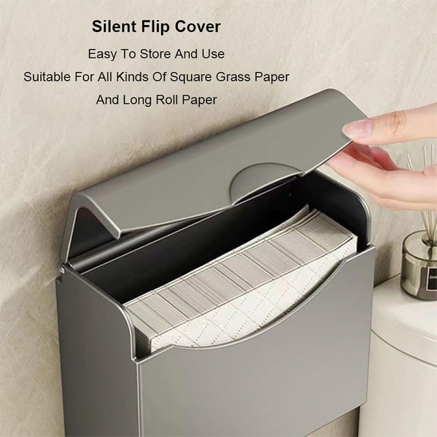 Space-Saving Aluminum Towel Dispenser