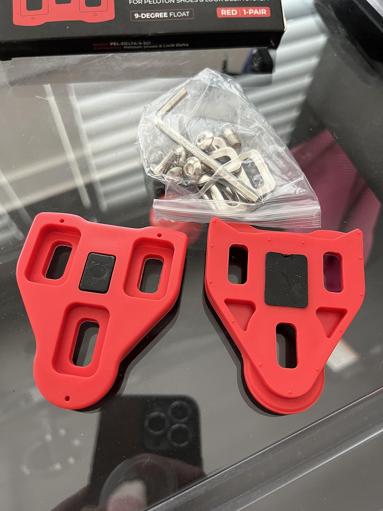 TrubliFit Replacement Bike Cleats for Look Delta System Peloton Bike