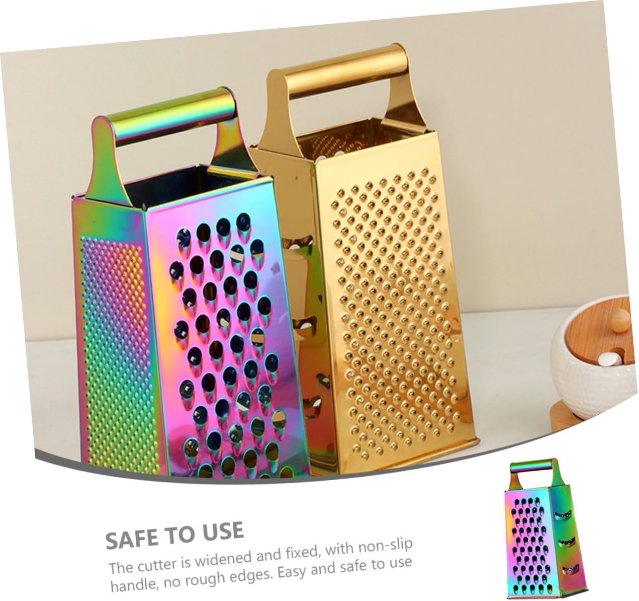 Ergonomic Hand Grater for Safe and Professional Kitchen Grating