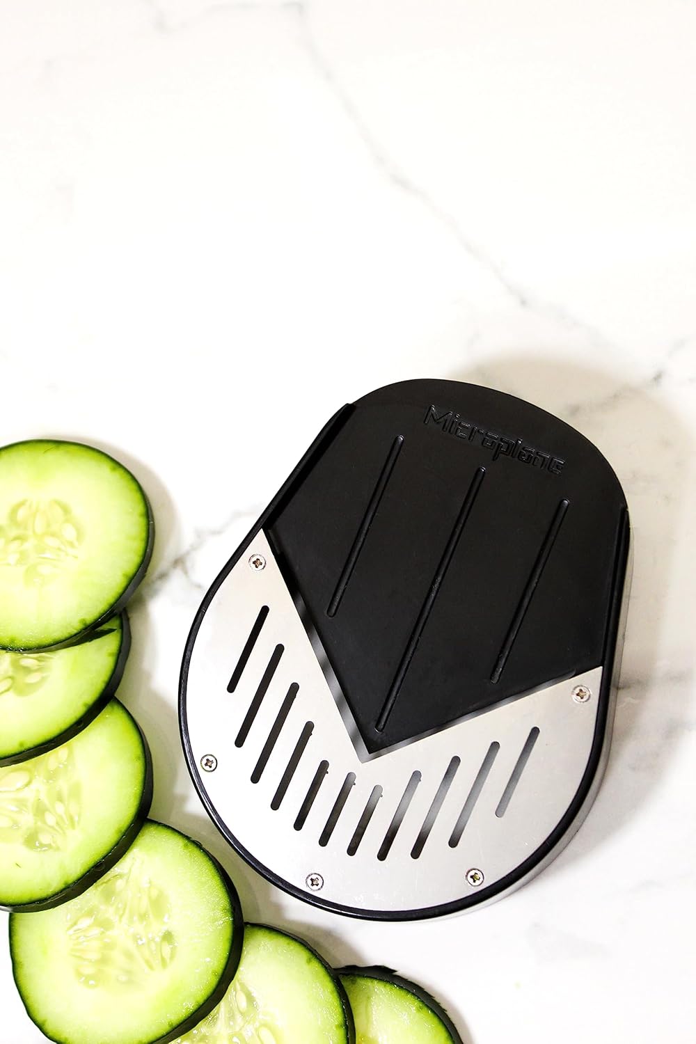 Microplane Jar Top Vegetable Slicer - Achieve Perfect Slices Every Time