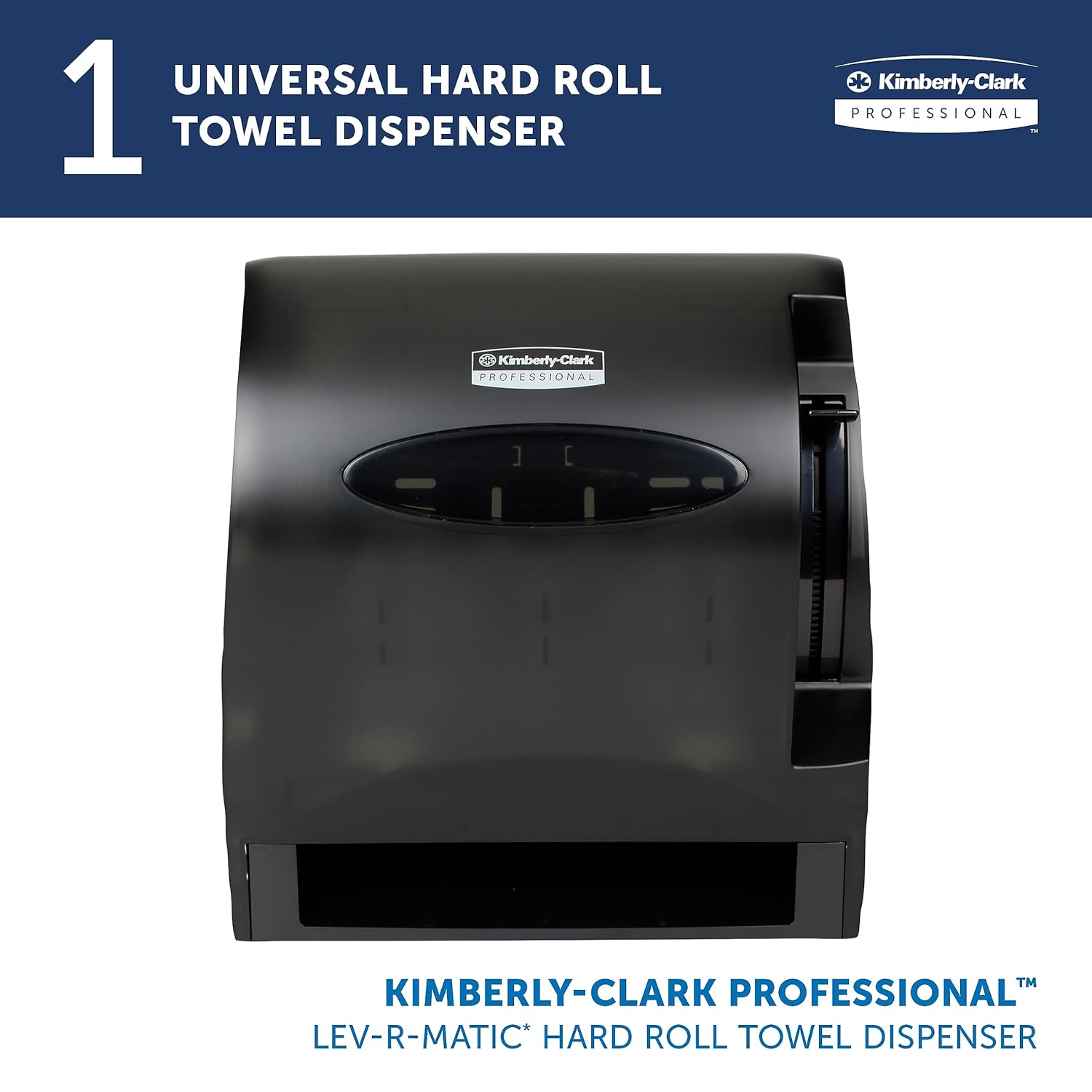Levermatic Roll Paper Towels Dispenser Manual Black