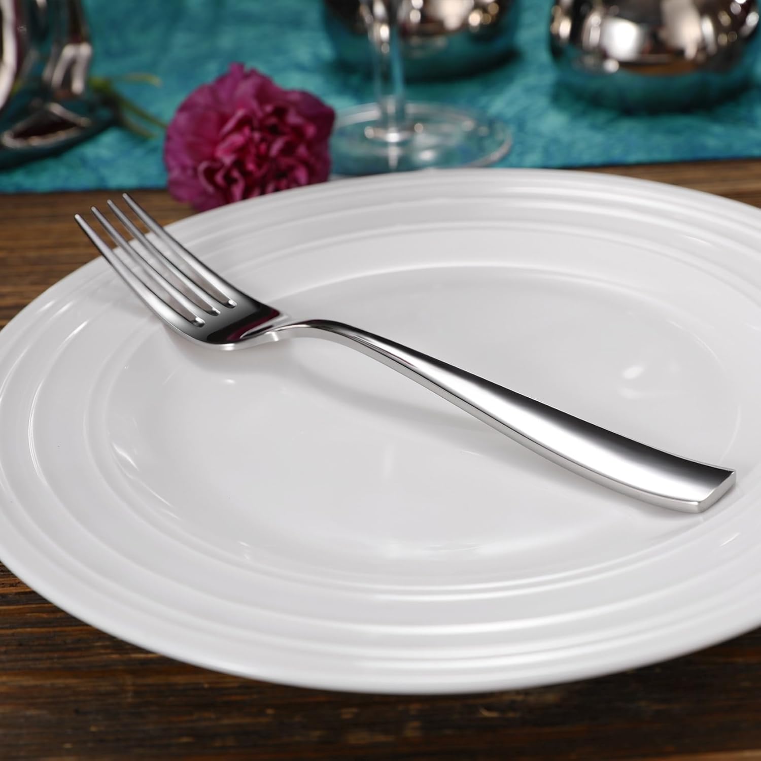 KEAWELL Premium Louis Dinner Set stainless steel mirror finish