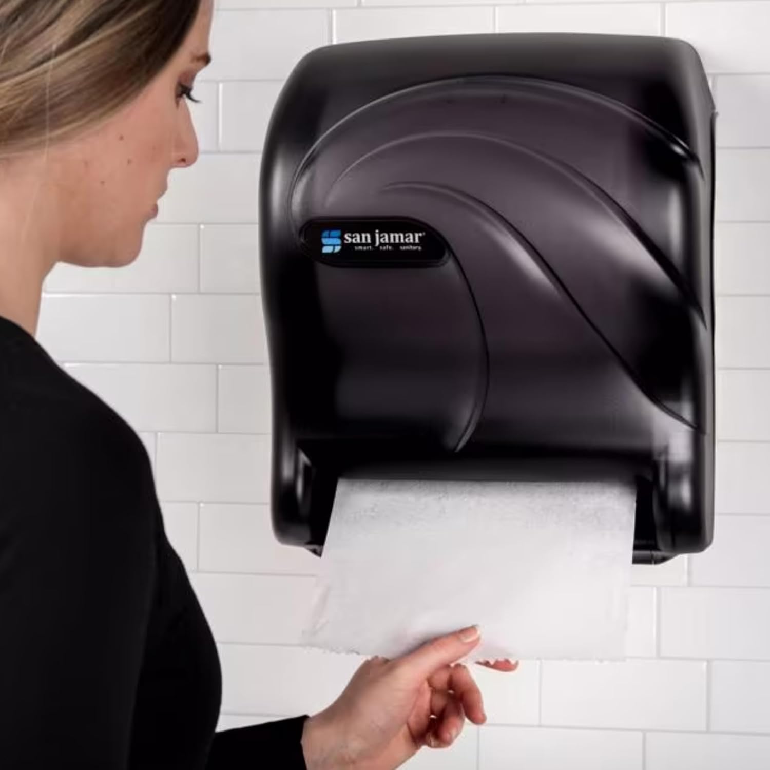 San Jamar Tear-N-Dry Essence Dispenser Comfort Convenience You Can Trust