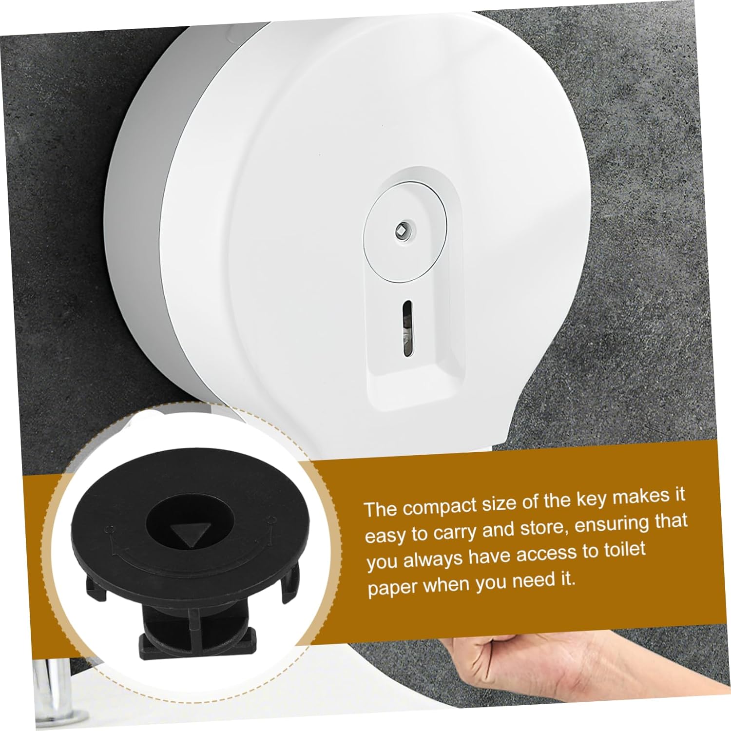 VOSAREA 2pc Dispenser Lock Replacement for Paper Towel Stand